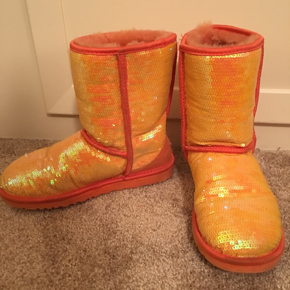 UGG Sequined Boots size 6